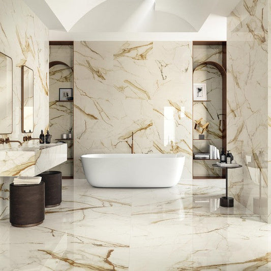 Atlas Concorde Marvel Shine - ästhetische Fliesen in 4 Farben