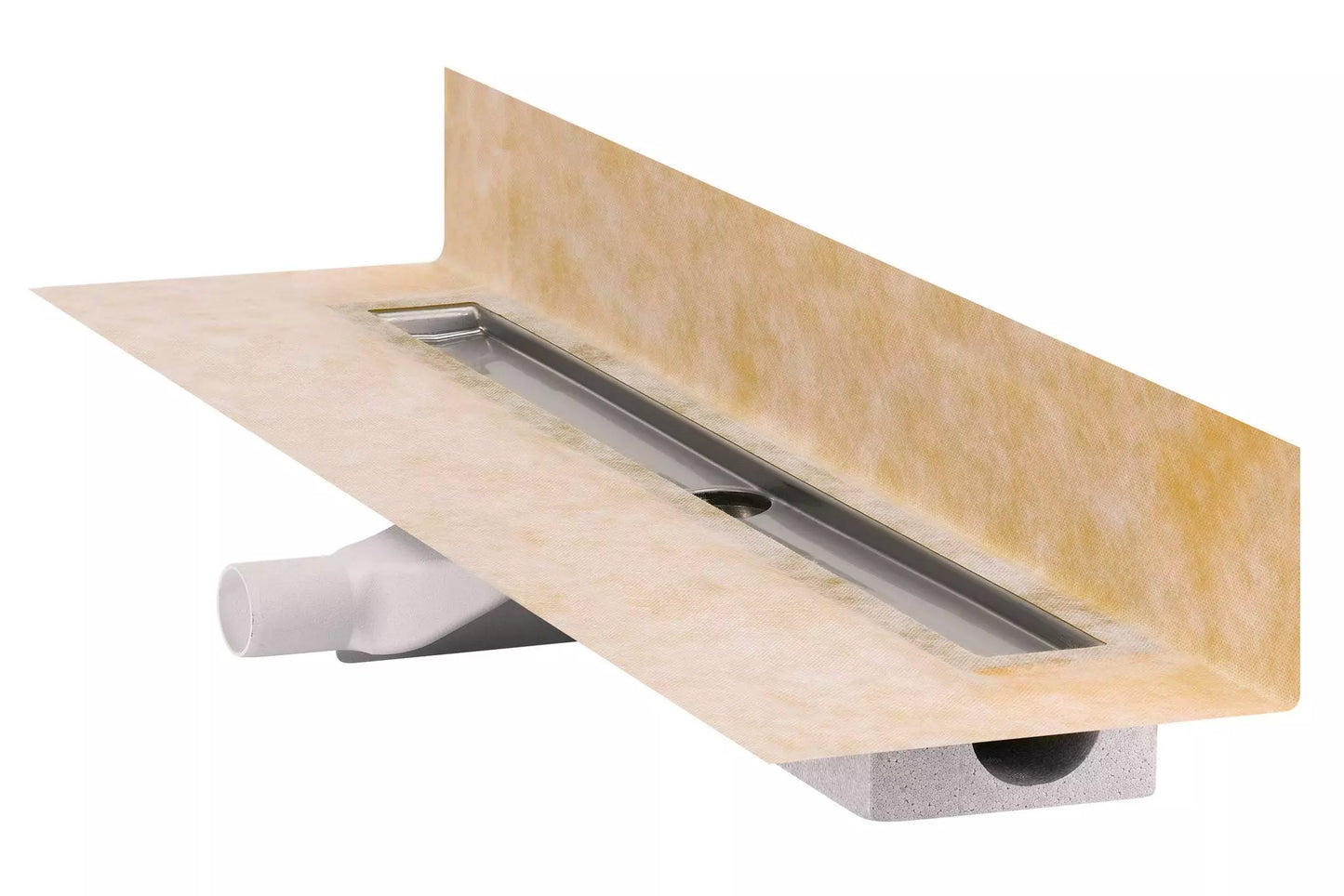 Angle end profile, shiny stainless steel 3m 