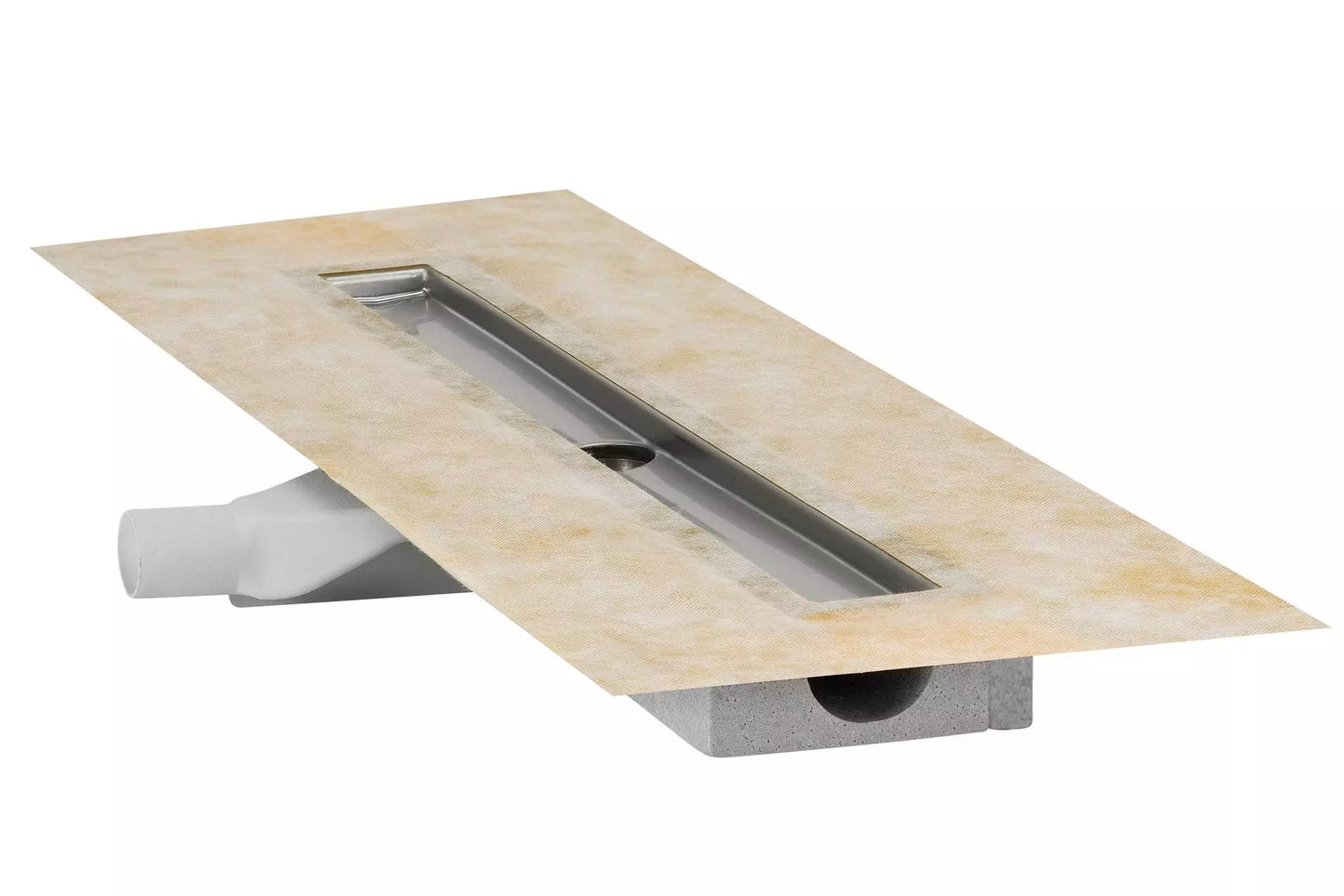 Angle end profile, shiny stainless steel 3m 