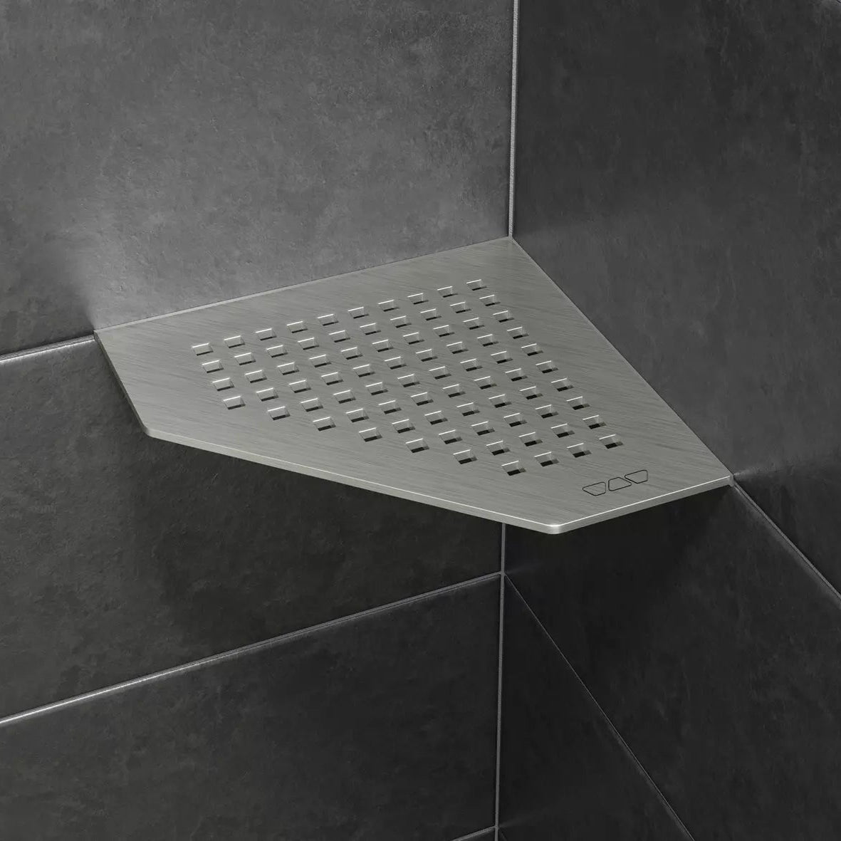 Angle end profile, shiny stainless steel 3m 