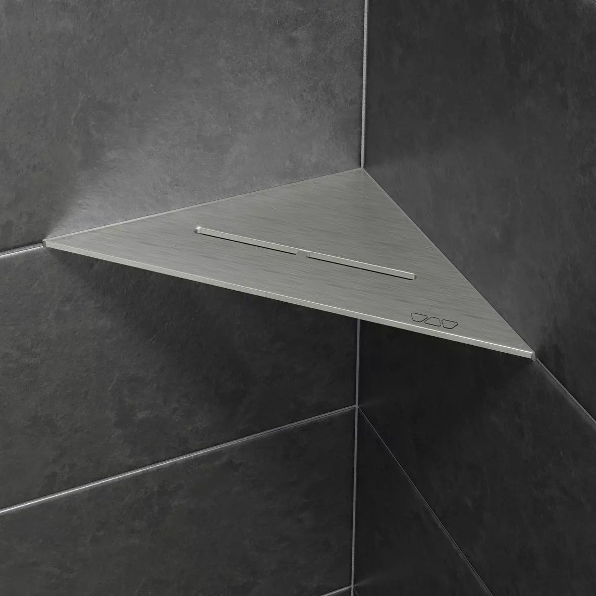 Angle end profile, shiny stainless steel 3m 