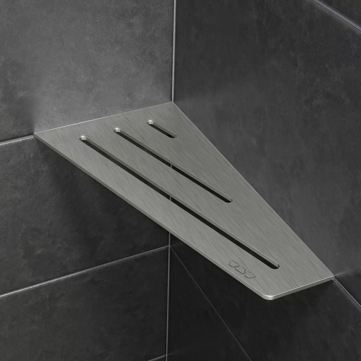 Angle end profile, shiny stainless steel 3m 