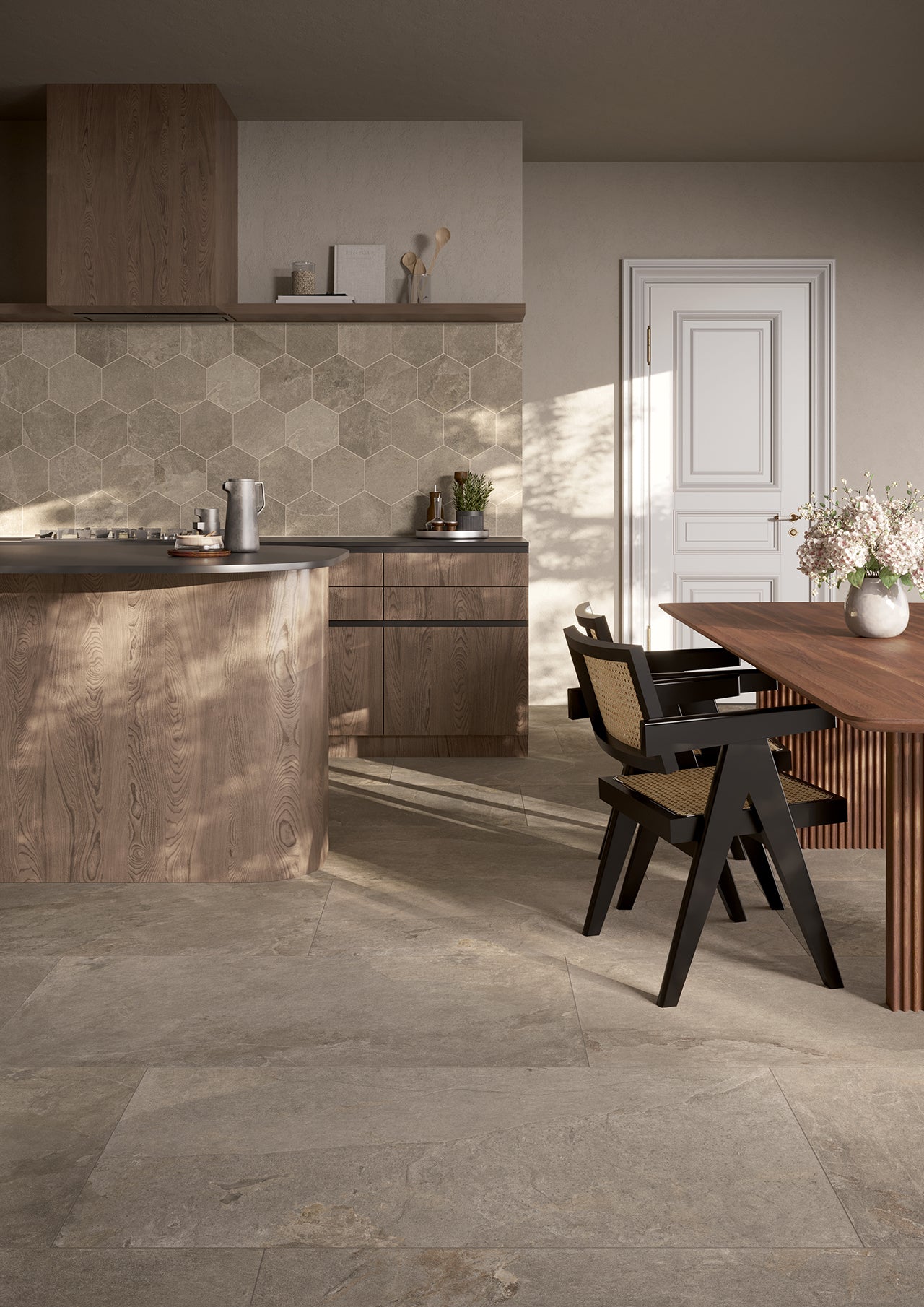 Castelli Italy collection in stone look from Isla Tiles