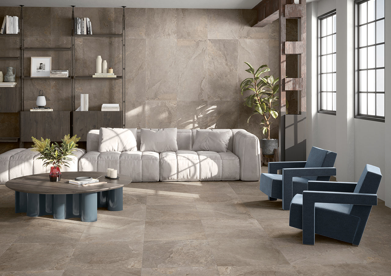 Castelli Italy collection in stone look from Isla Tiles