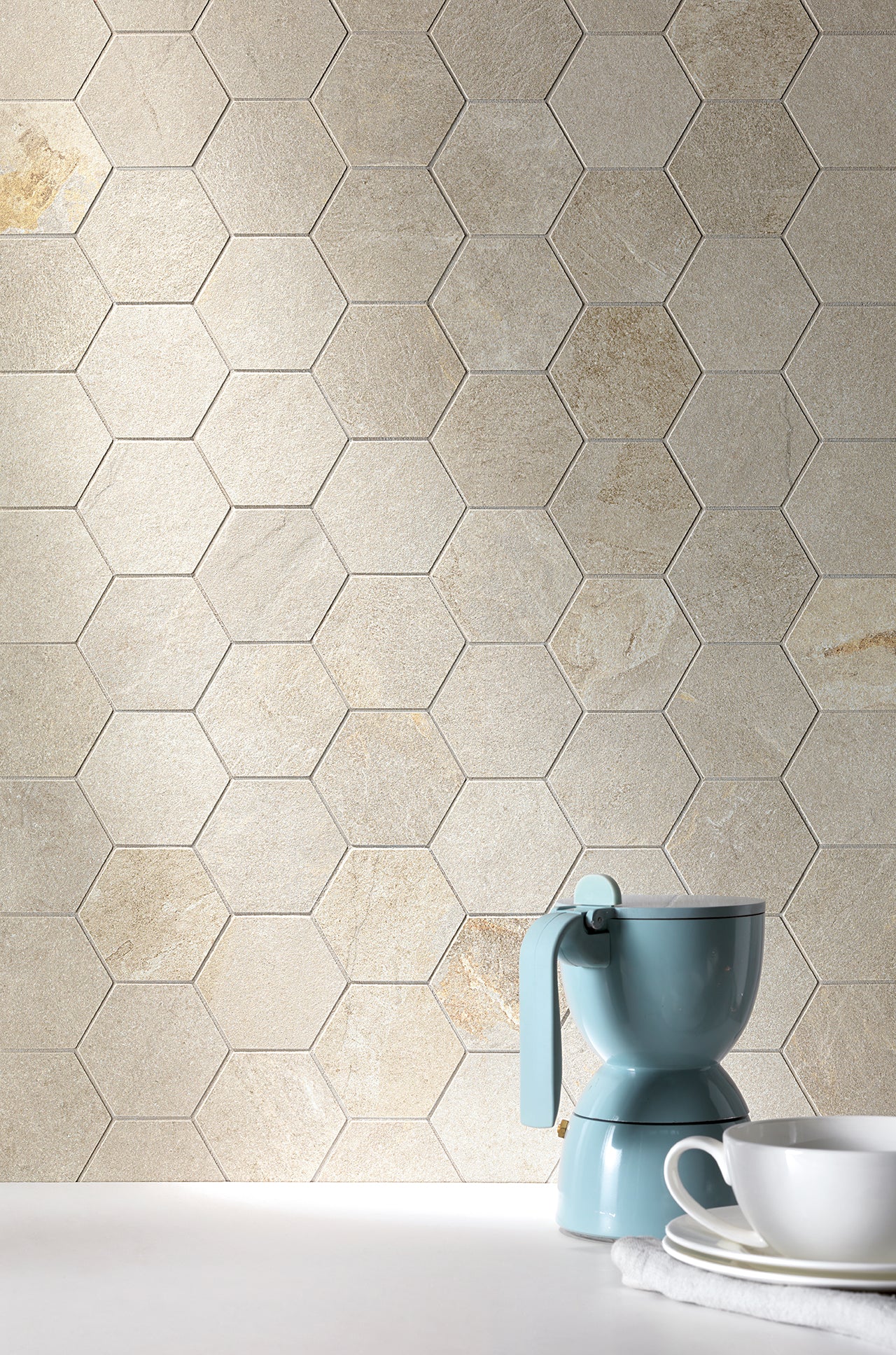 Castelli Italy collection in stone look from Isla Tiles