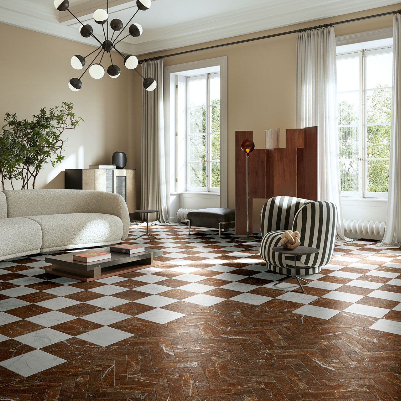 Schachbrett - Fliesen Checkerboard Inspirations