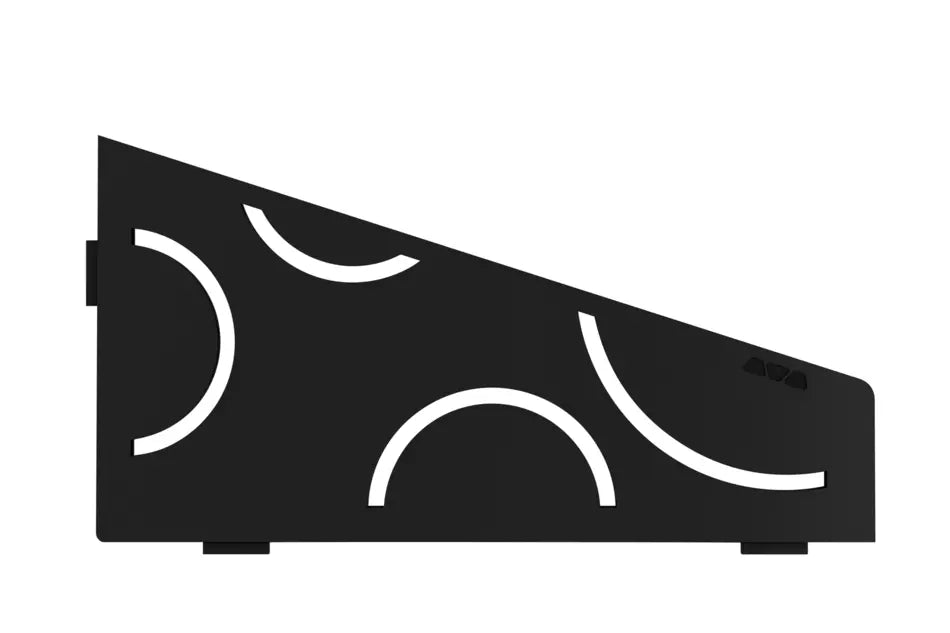 Angle end profile, shiny stainless steel 3m 