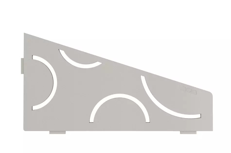 Angle end profile, shiny stainless steel 3m 