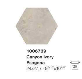 Castelli Italy collection in stone look from Isla Tiles
