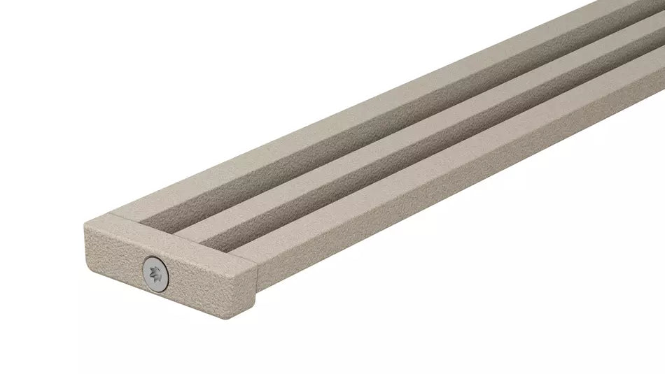 Schlüter-KERDI-LINE-VARIO WAVE - Kürzbares W-förmiges Entwässerungsprofil zur Verwendung mit einem Schlüter-KERDI-LINE-VARIO-H Ablauftopf