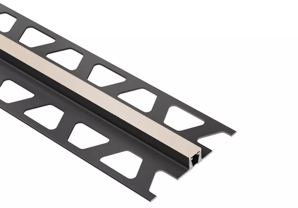 Angle end profile, shiny stainless steel 3m 