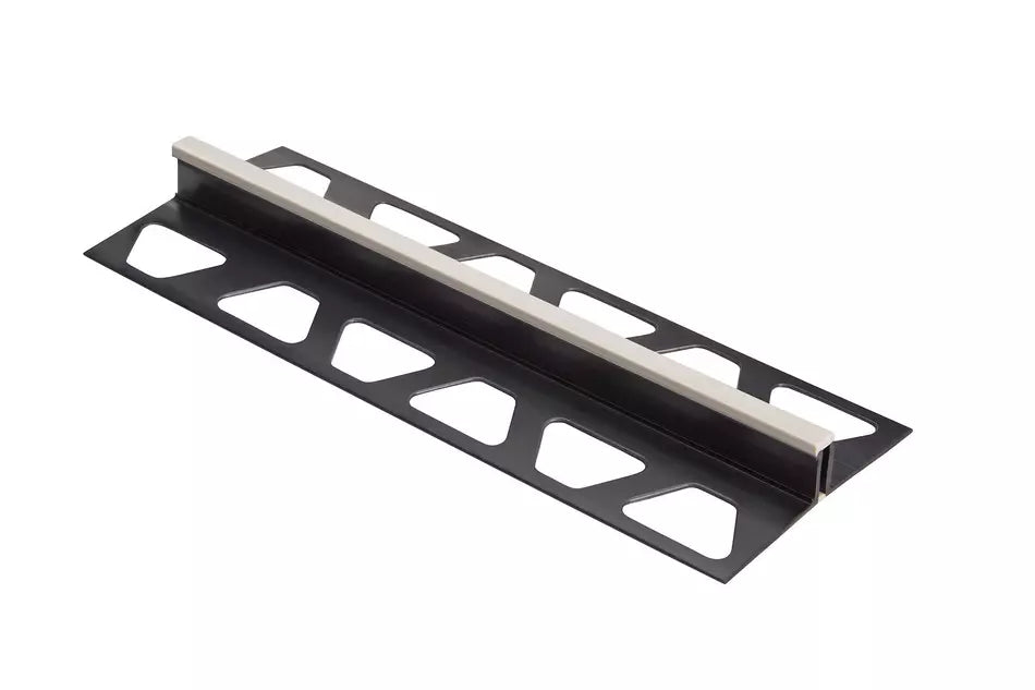 Angle end profile, shiny stainless steel 3m 