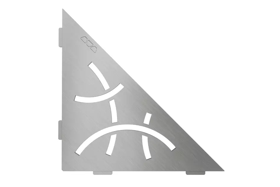 Angle end profile, shiny stainless steel 3m 