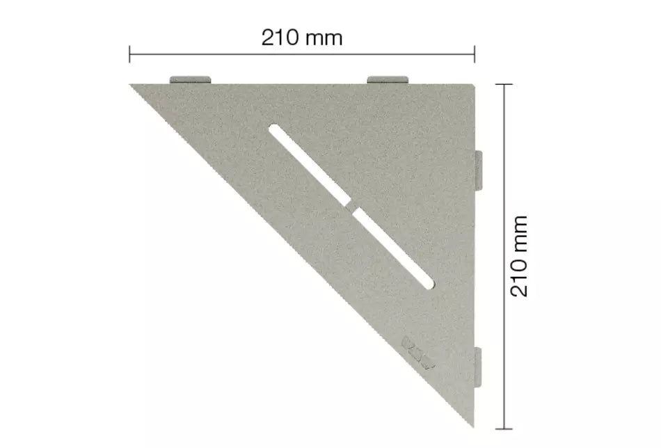Angle end profile, shiny stainless steel 3m 