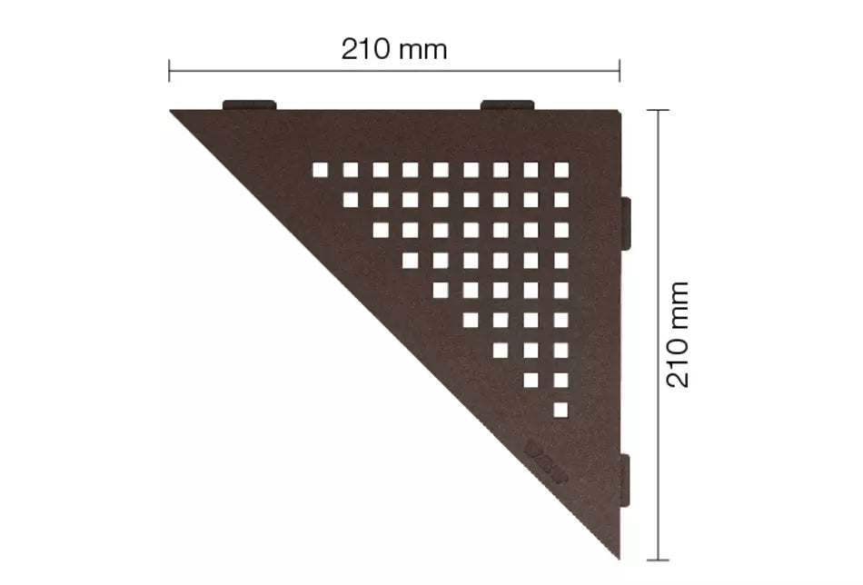 Angle end profile, shiny stainless steel 3m 
