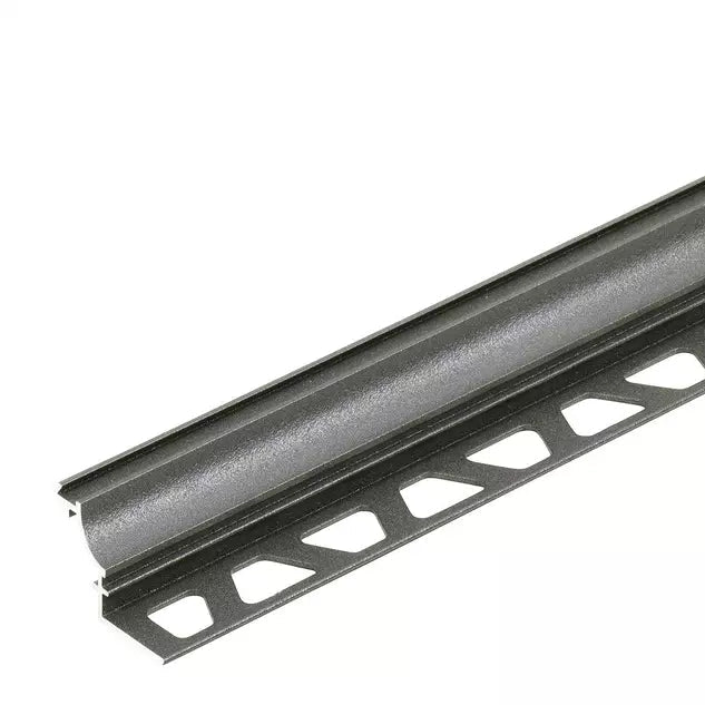Angle end profile, shiny stainless steel 3m 
