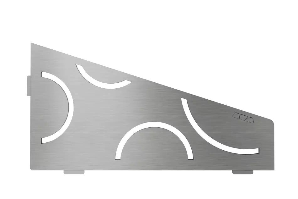 Angle end profile, shiny stainless steel 3m 