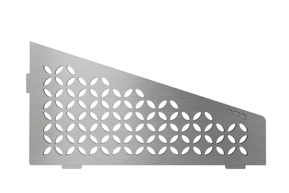 Angle end profile, shiny stainless steel 3m 