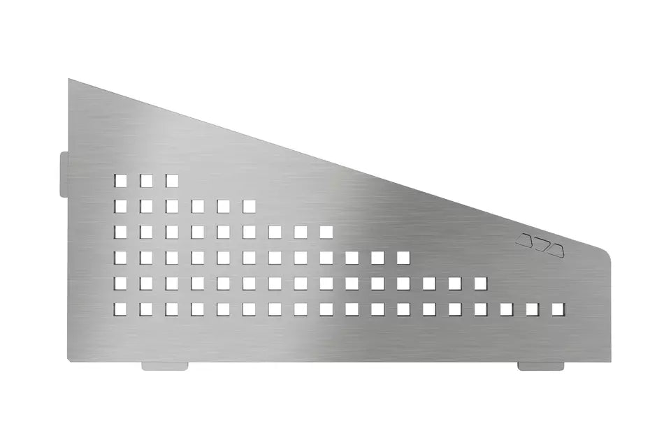 Angle end profile, shiny stainless steel 3m 