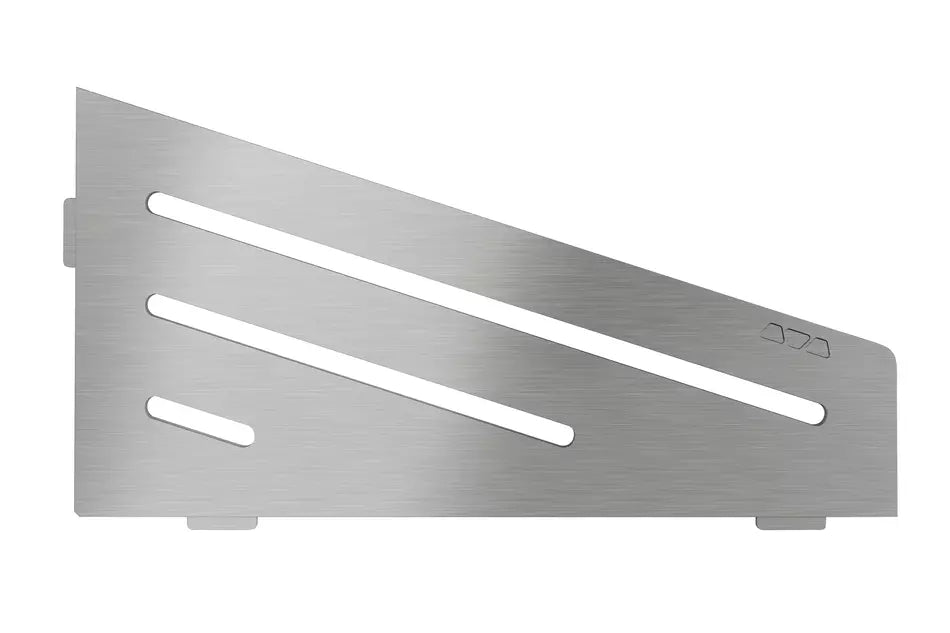 Angle end profile, shiny stainless steel 3m 
