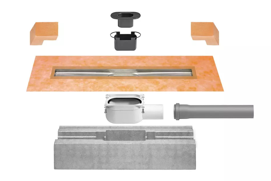 Angle end profile, shiny stainless steel 3m 