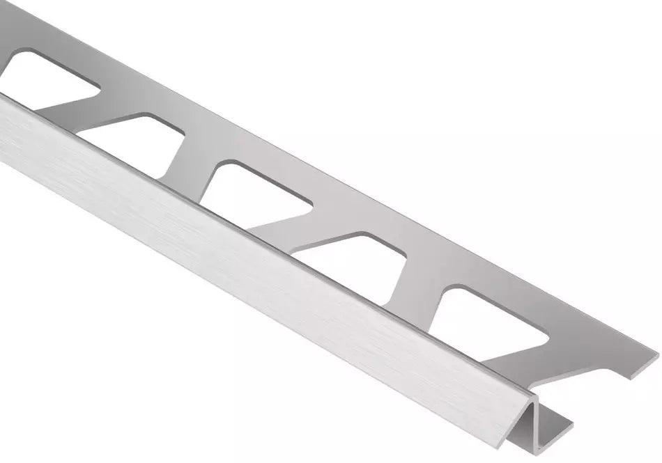 Angle end profile, shiny stainless steel 3m 