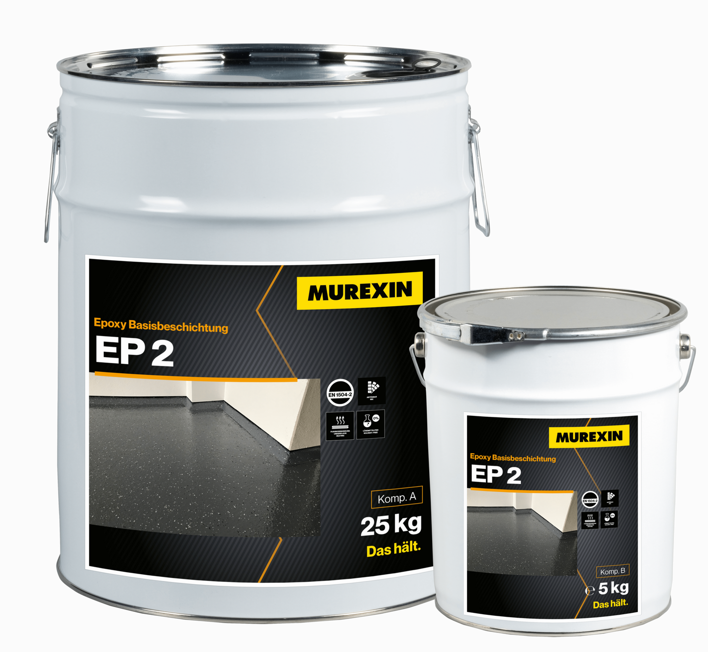 Garagen Murexin Epoxy Beschichtung - Komplett-Set Oberflächenschutzsystem