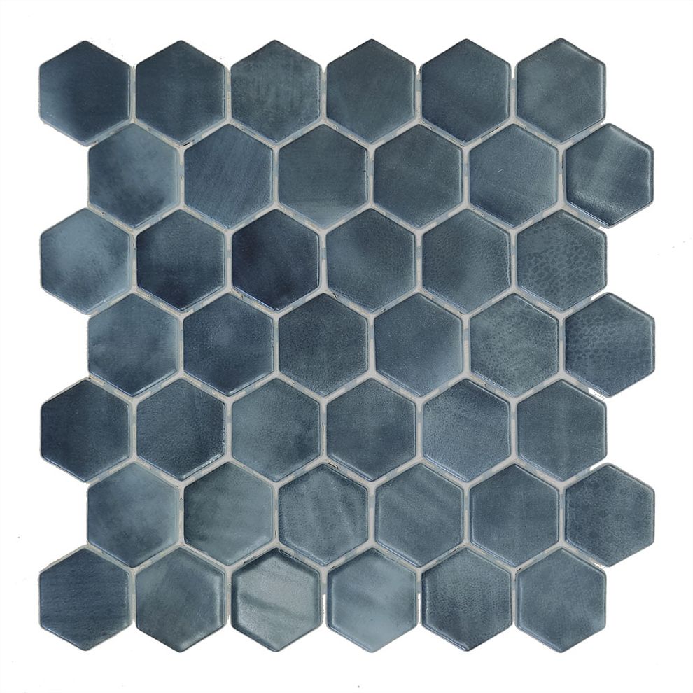 Mosaik Fliesen - Esagona Ombra grigio Netz 28,6x28,6cm