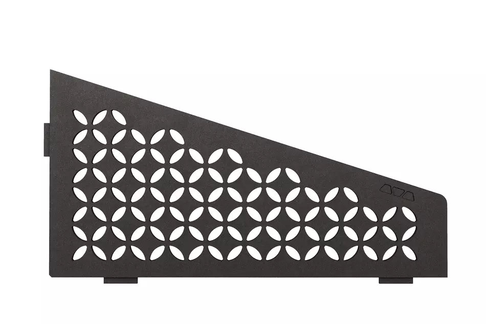 Angle end profile, shiny stainless steel 3m 