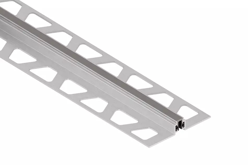 Angle end profile, shiny stainless steel 3m 