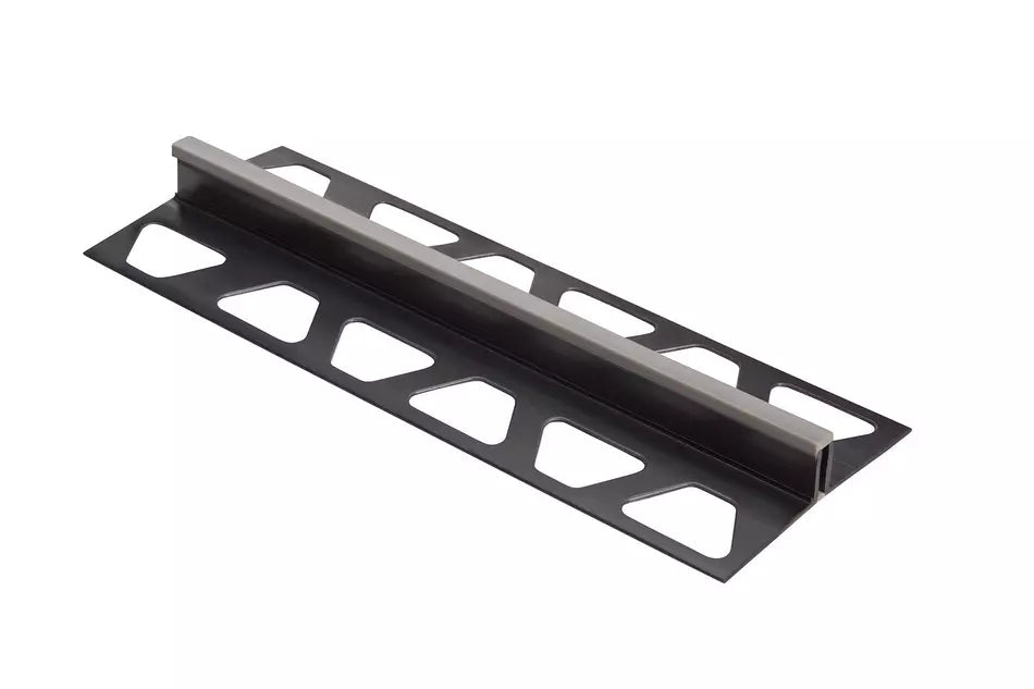 Angle end profile, shiny stainless steel 3m 