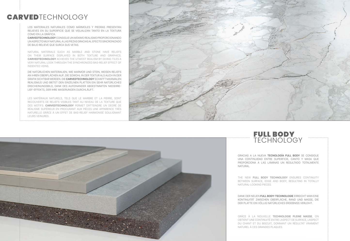 Calacata Grespania 3,5 mm – Premium Feinsteinzeug statt Kunststoff-Paneele
