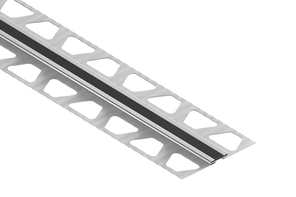 Angle end profile, shiny stainless steel 3m 