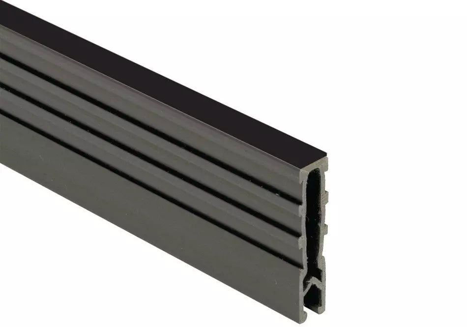 Angle end profile, shiny stainless steel 3m 