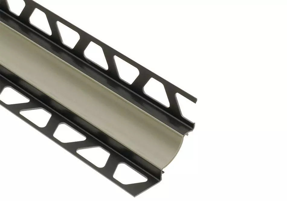Angle end profile, shiny stainless steel 3m 
