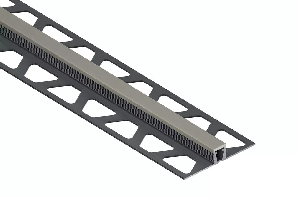 Angle end profile, shiny stainless steel 3m 