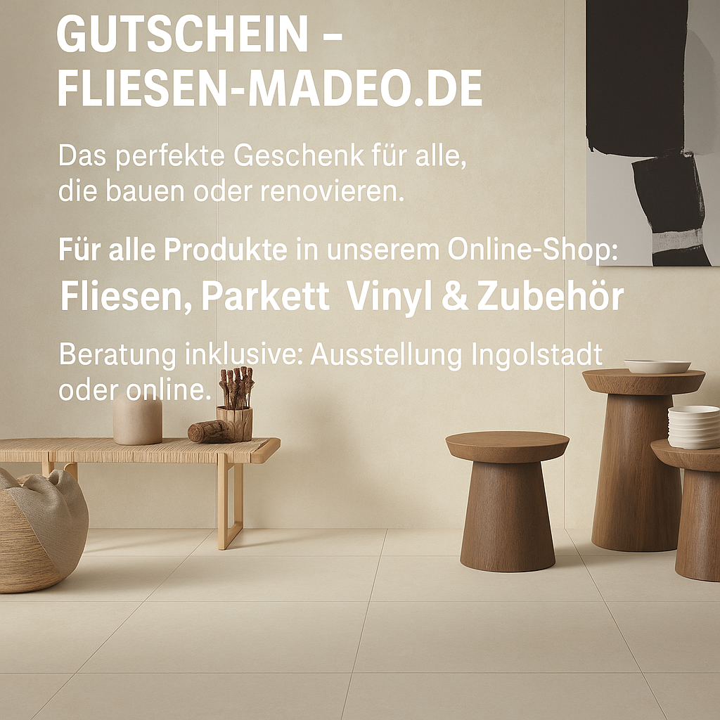 Gutschein Fliesen und Böden - Das perfekte Geschenk für alle, die bauen oder renovieren