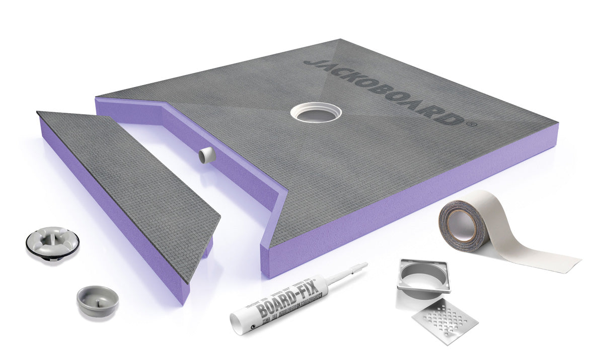 JACKOBOARD® Aqua Reno – Bodengleiches Duschelement für Sanierung | nur 65 mm Aufbauhöhe