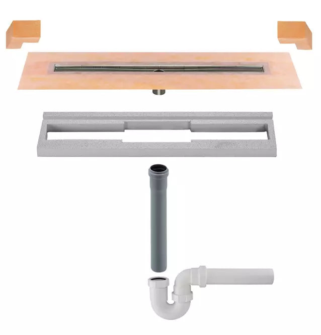 Angle end profile, shiny stainless steel 3m 