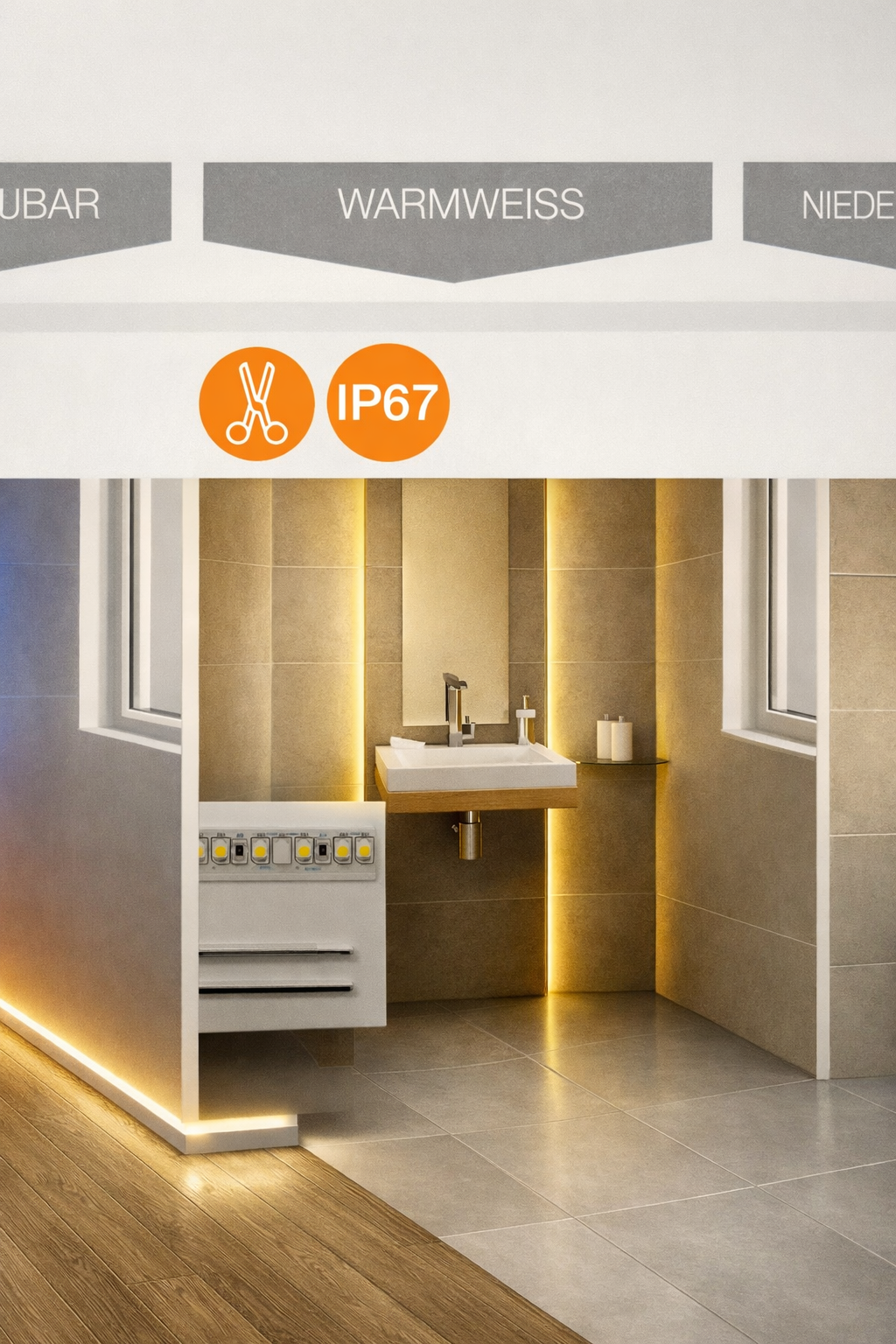 Montageklammer für Schlüter-LIPROTEC-LLE Ecken-Trägerprofil LED-Streifen