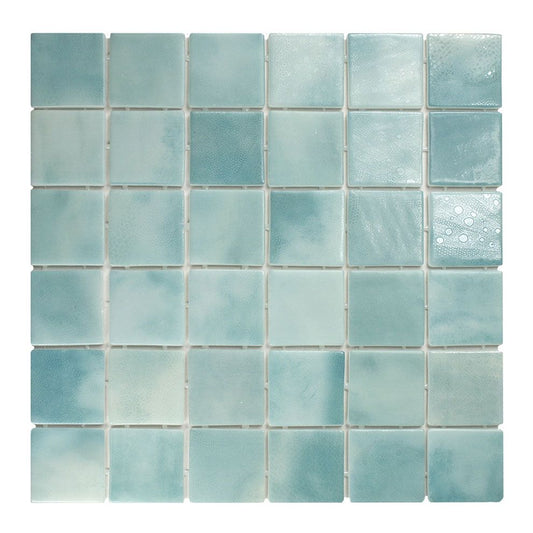 Mosaik Fliesen - Mare verde 5x5cm Netz 31,1x31,1cm