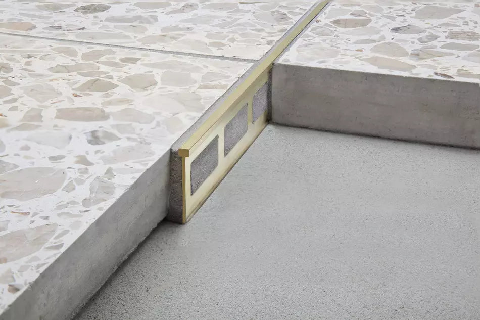 Schlüter-Terrazzo Profile - Trenn- und Dekorprofil aus Messing