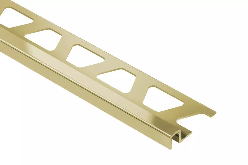 Angle end profile, shiny stainless steel 3m 