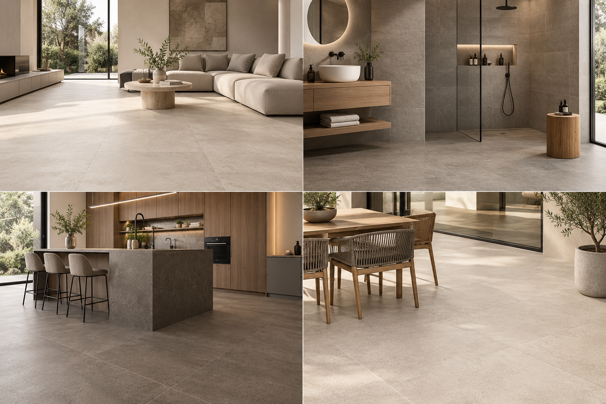 Marazzi Essay – Feinsteinzeugfliesen in moderner Betonoptik - Lagerware