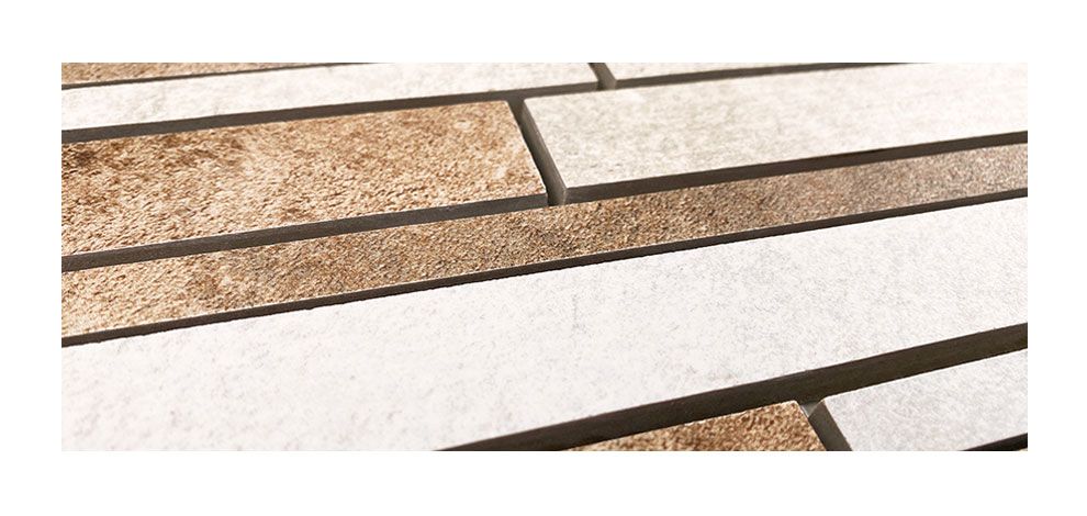 Mosaik Fliesen - Multi Terreno bianco/beige/cotto Netz 30x30cm