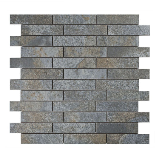 Mosaik Fliesen - Muro Ardesia Lapis Netz 30x30cm