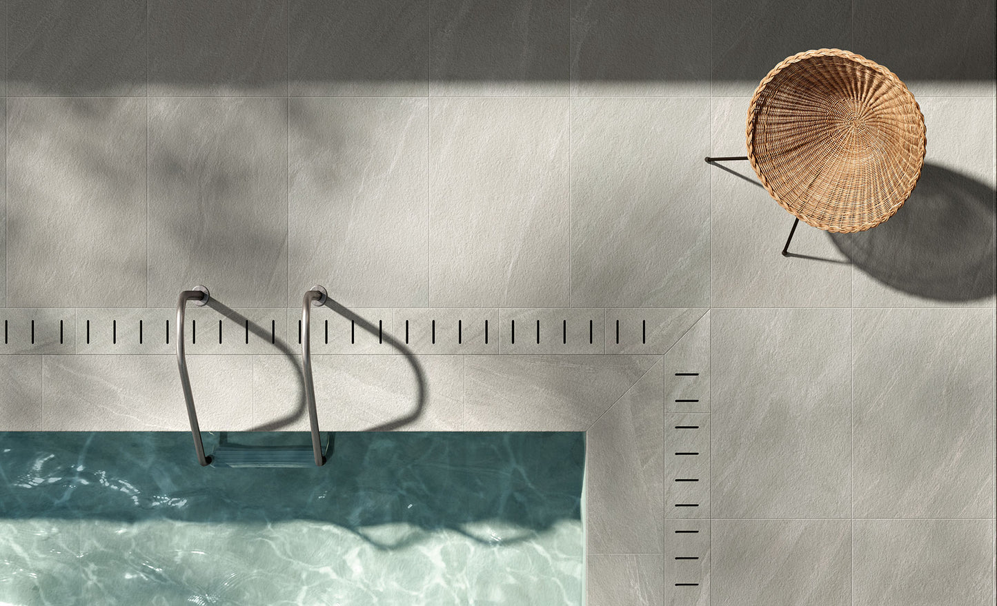 Thermae NovaBell Italien -Outdoor Platten für Außenbereich Treppen und  Pools