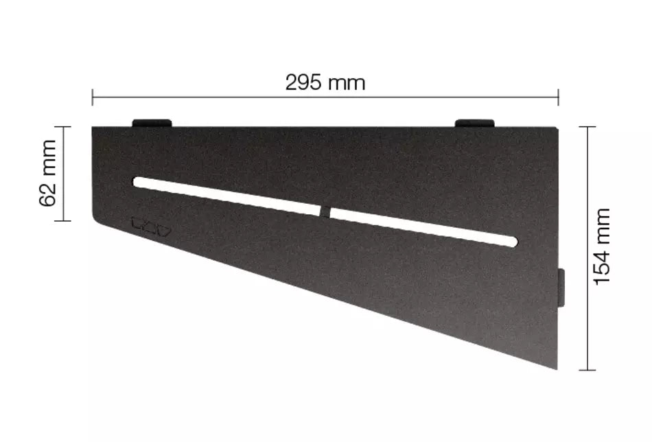 Angle end profile, shiny stainless steel 3m 