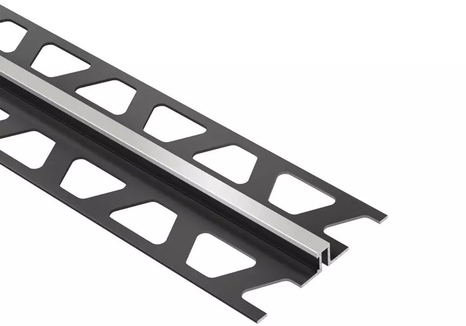 Angle end profile, shiny stainless steel 3m 