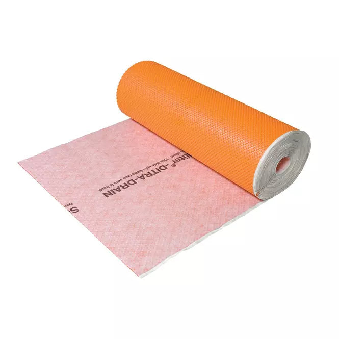 Schlüter-Ditra-DRAIN 4 - Eine formstabile Polyethylenfolie mit einer einseitig ausgeformten speziellen Noppenstruktur